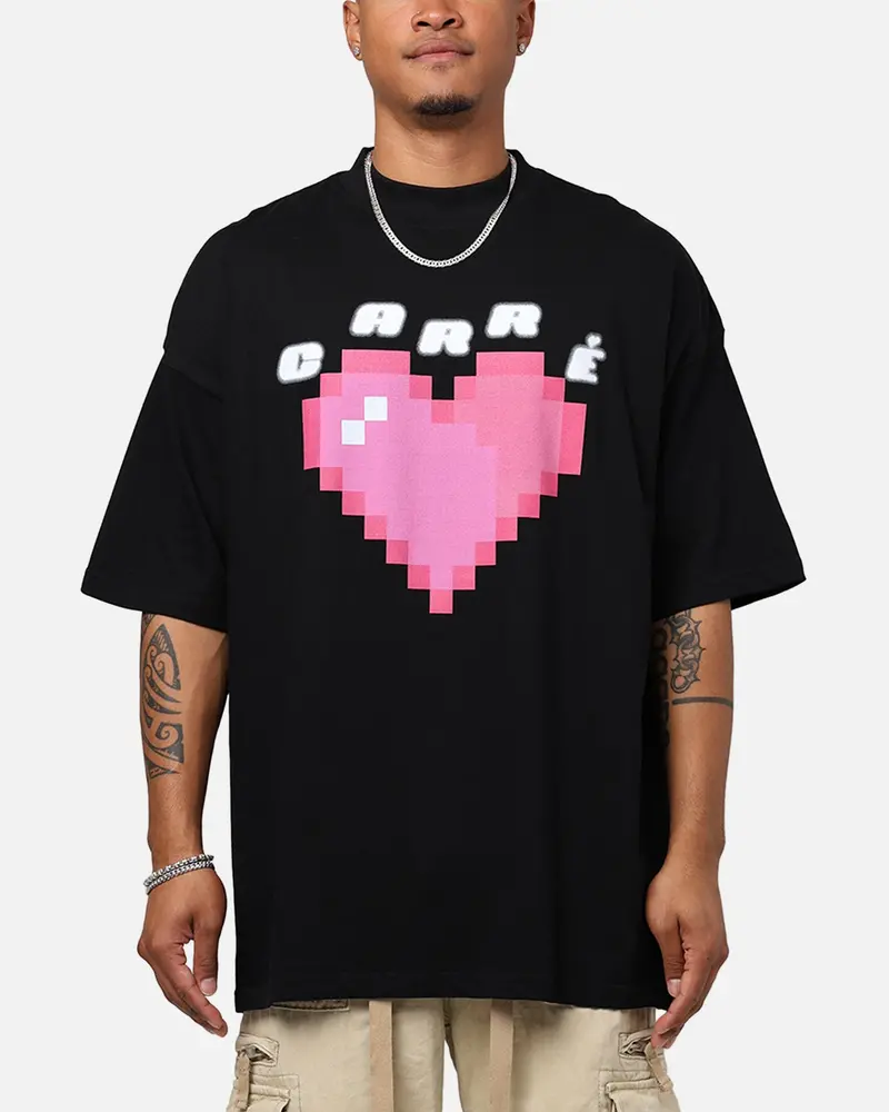 Carre Digi Mock T-Shirt Black 1