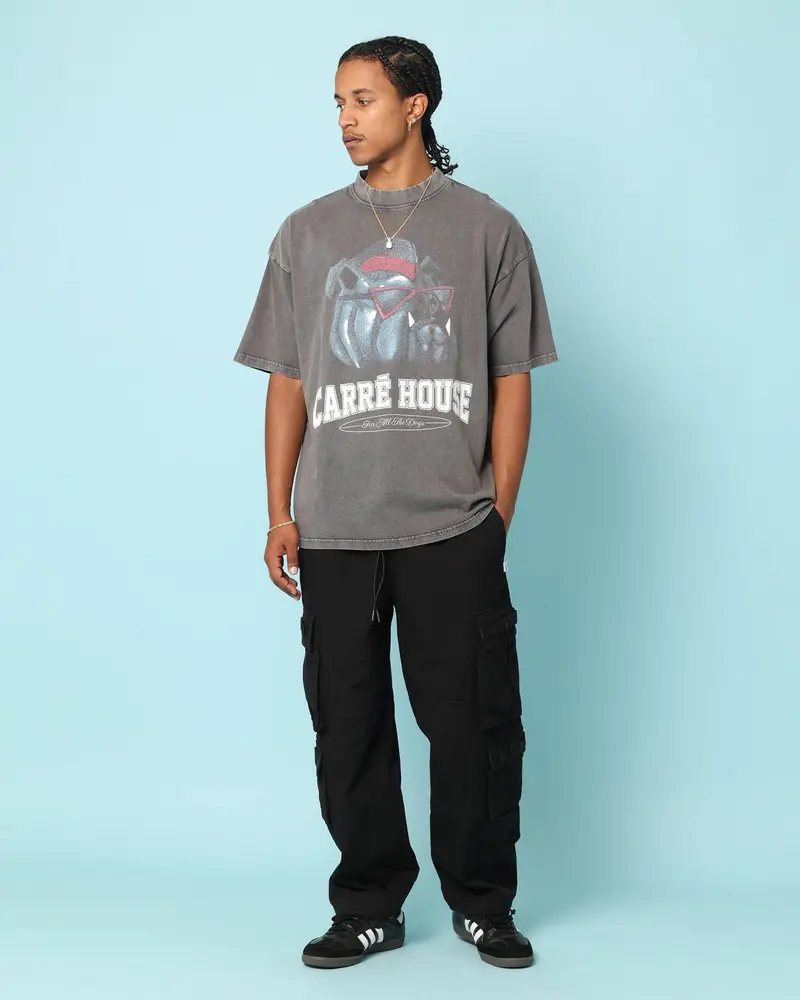 Carré Dog House T-Shirt Washed Charcoal 1