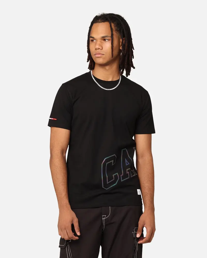 Carré Enorme Classique Reflective T-Shirt Black/Multi-Coloured 1