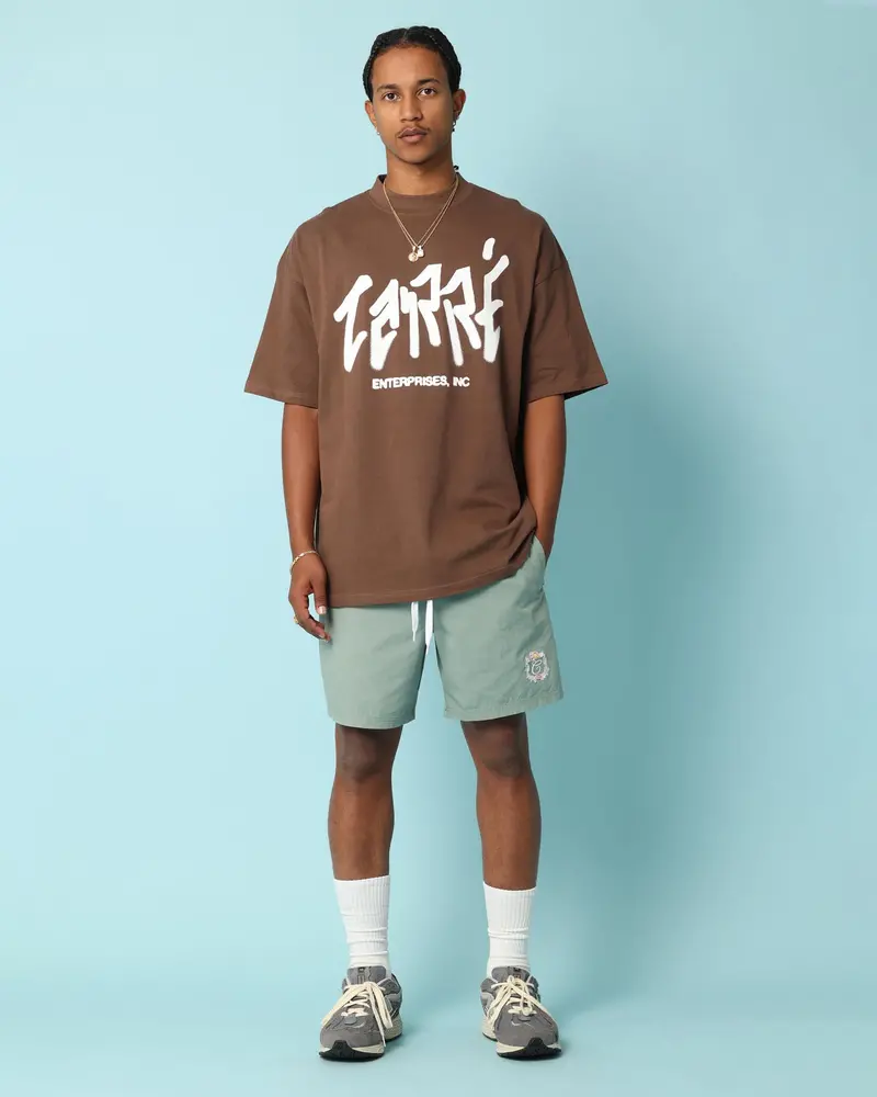 Carré Enterprise Oversized T-Shirt Brown 1