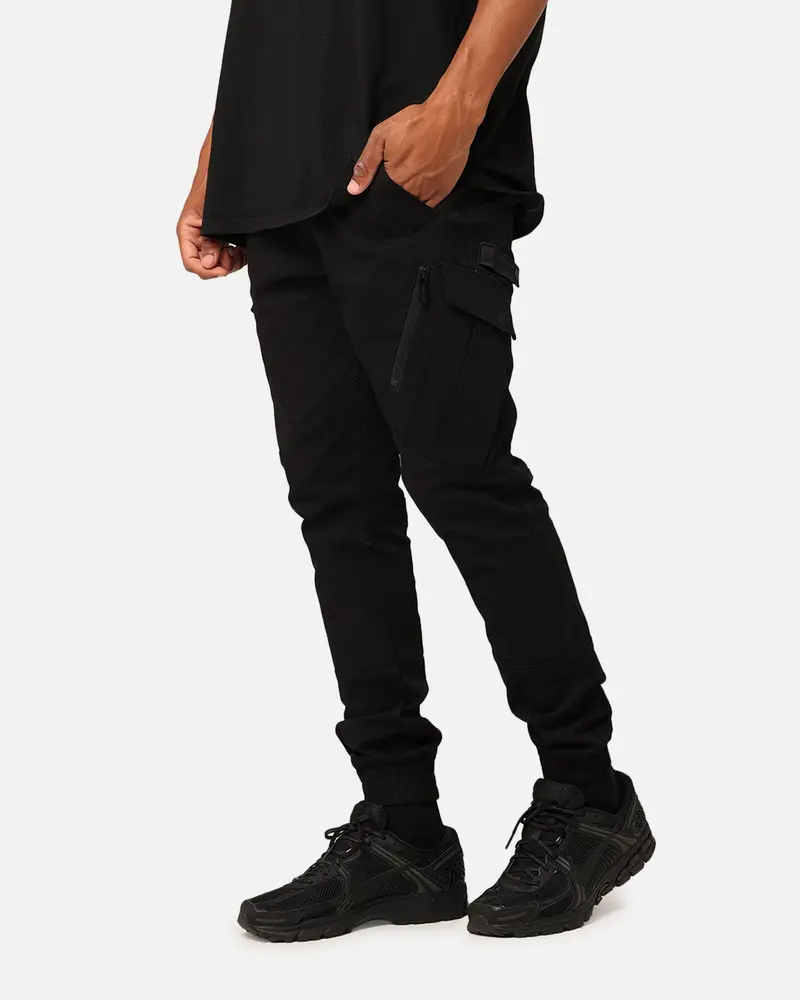 Carré Evolution Cargo Joggers Black/Black 1