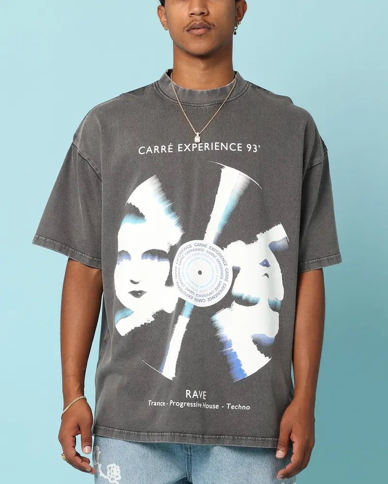 Carré Experience '93 T-Shirt Washed Charcoal 1