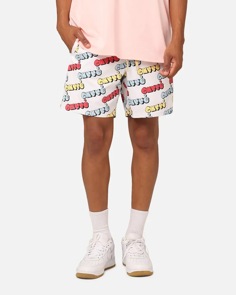 Carre Experience Slide Shorts White 1