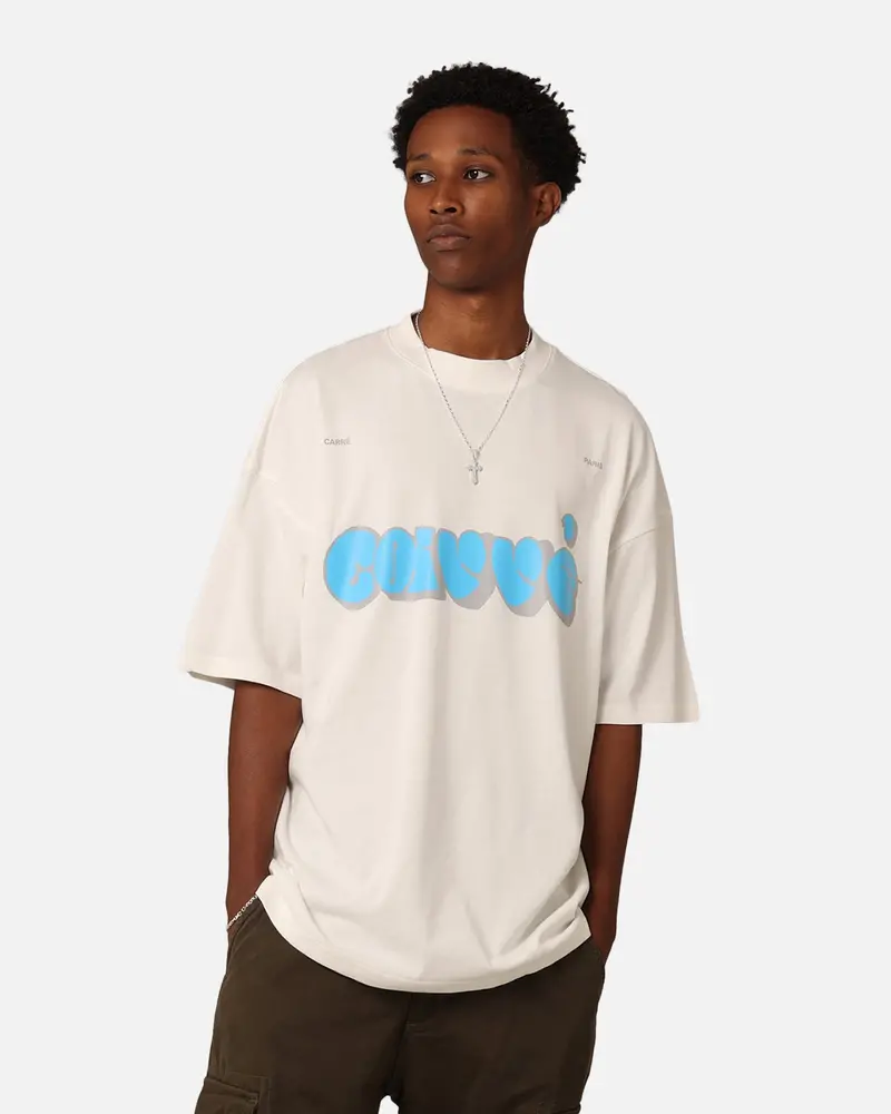 Carre Experienced Mock Oversized T-Shirt Off White 1