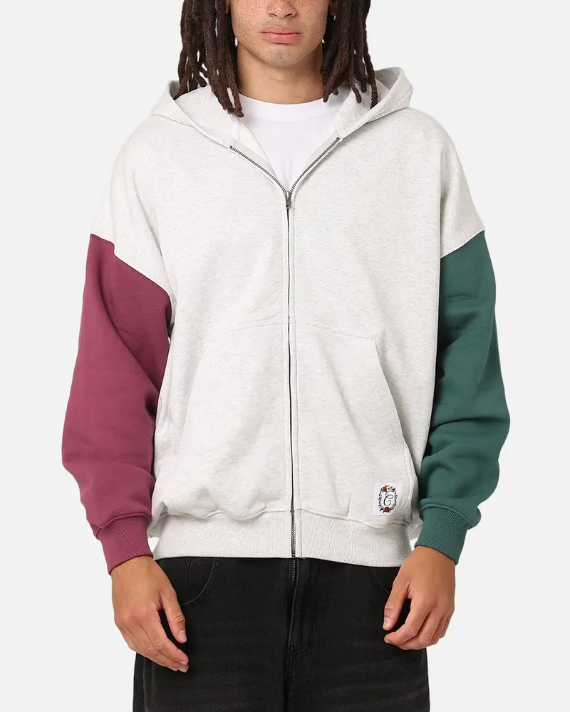 Carre Floral Full Zip Hoodie Multi 1
