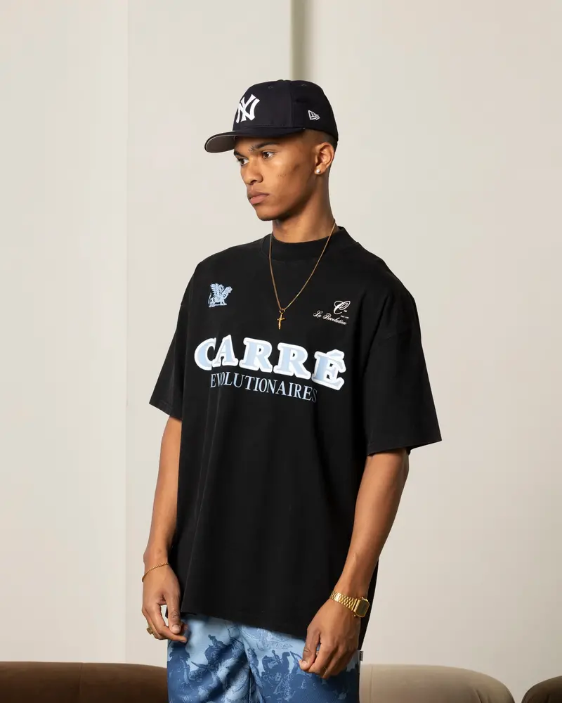 Carre Formula Oversized T-Shirt Washed Black 1