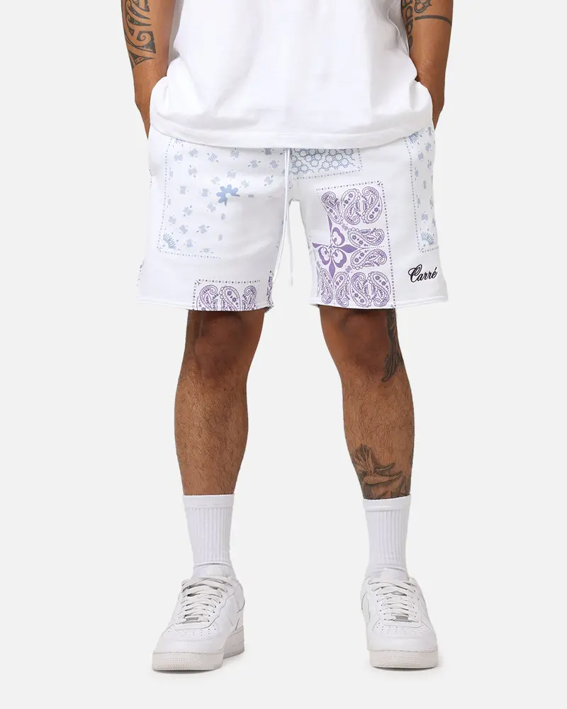 Carré Fragment Paisley Shorts White 1