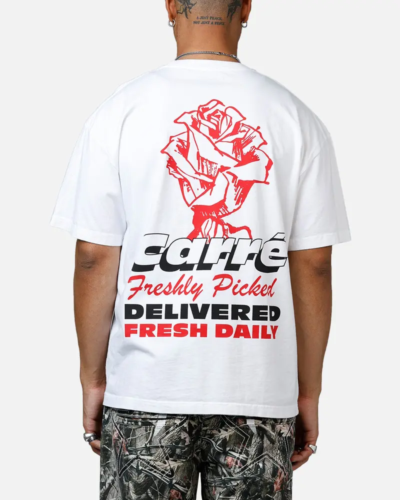 Carre Freshly Picked Heavyweight T-Shirt White 1