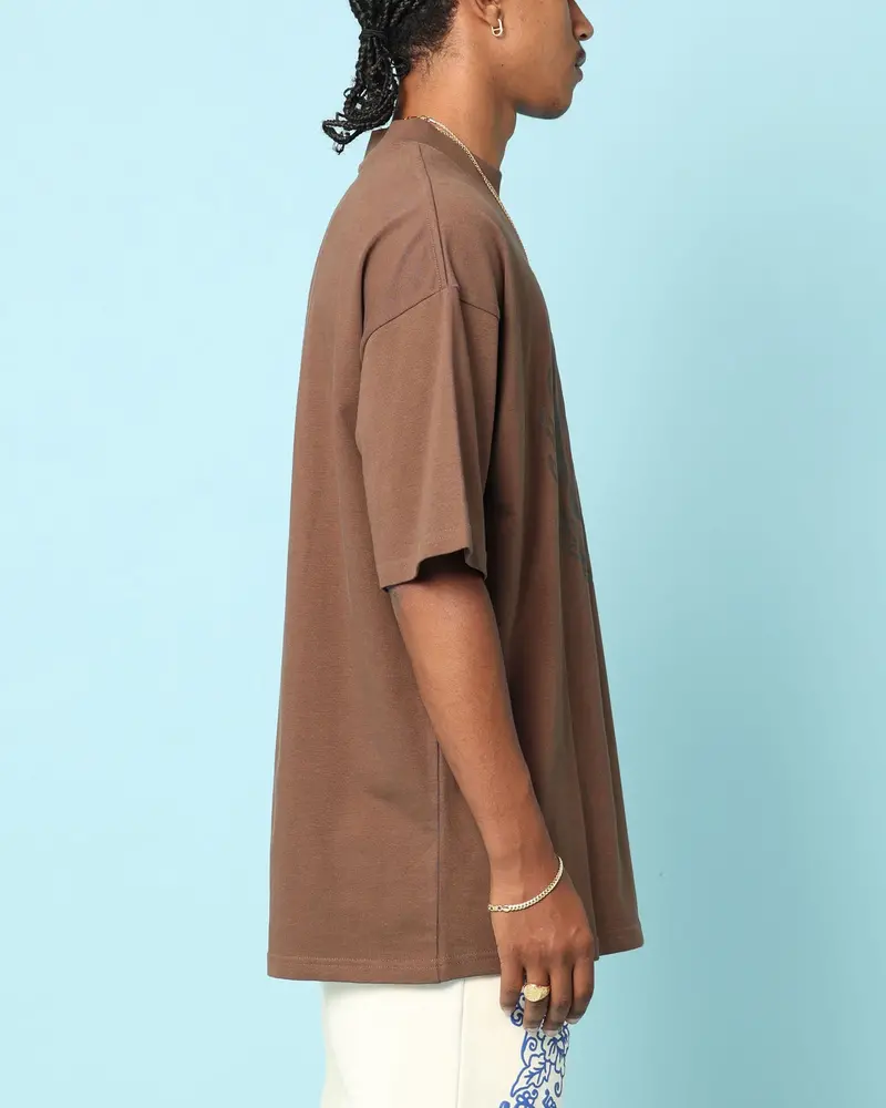 Carré Gorgeous Oversized T-Shirt Brown 4
