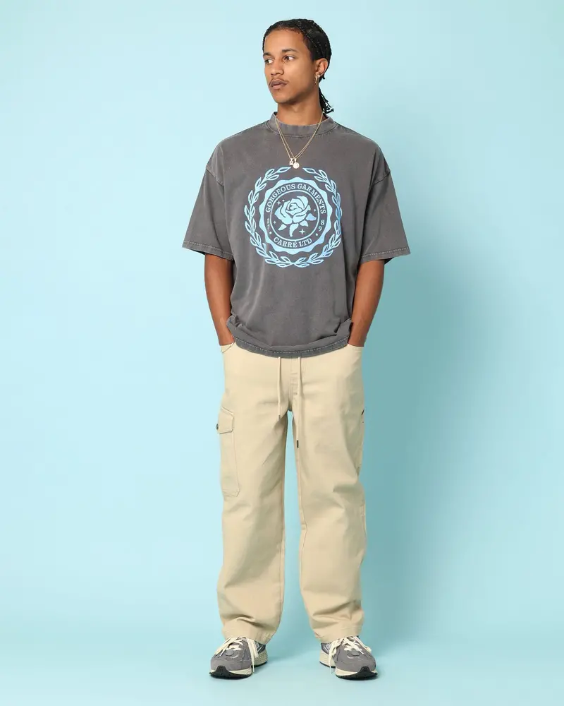 Carré Gorgeous Oversized T-Shirt Washed Charcoal 1