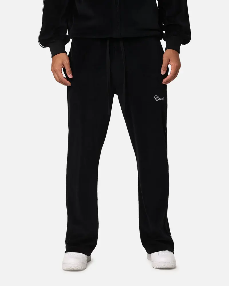 Carre Gorgeous Velour Trackpant Black 1