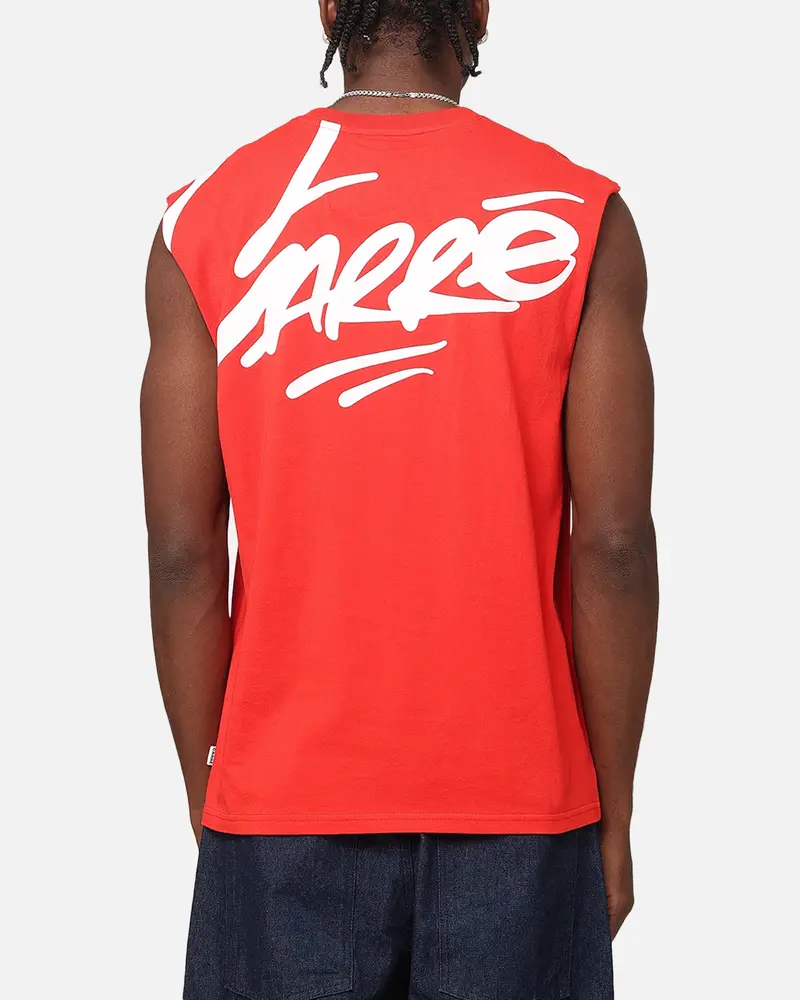 Carre Graffiti Muscle T-Shirt Red 1