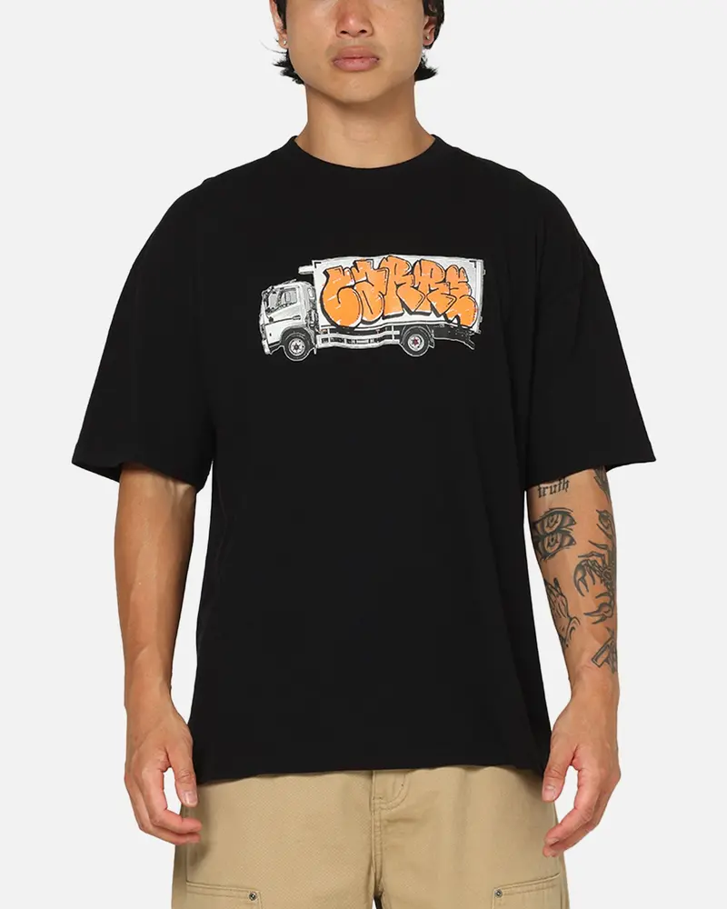 Carre Graffiti Truck T-Shirt Black 1