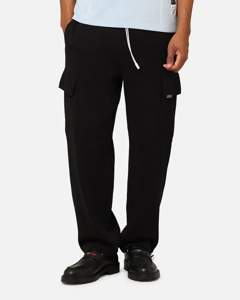 Carre Grain Superior Cargo Jogger Black 1