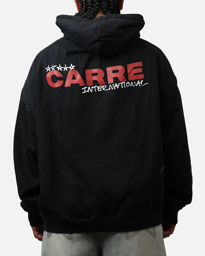 Carre Handdrawn Hoodie Black 1