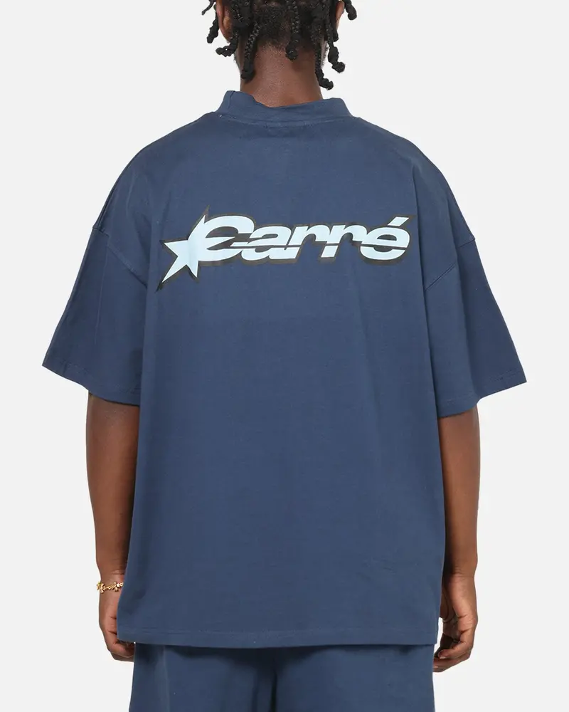 Carre International Star T-Shirt Navy 1