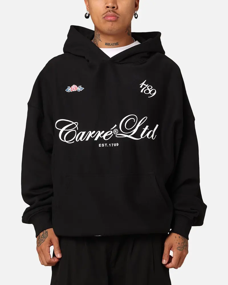 Carré Le' Form Oversized Hoodie Black 1