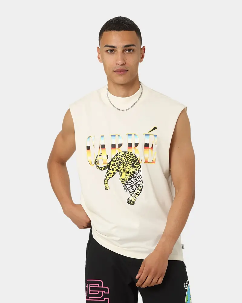 Carré Leo Retro Muscle T-Shirt White 1