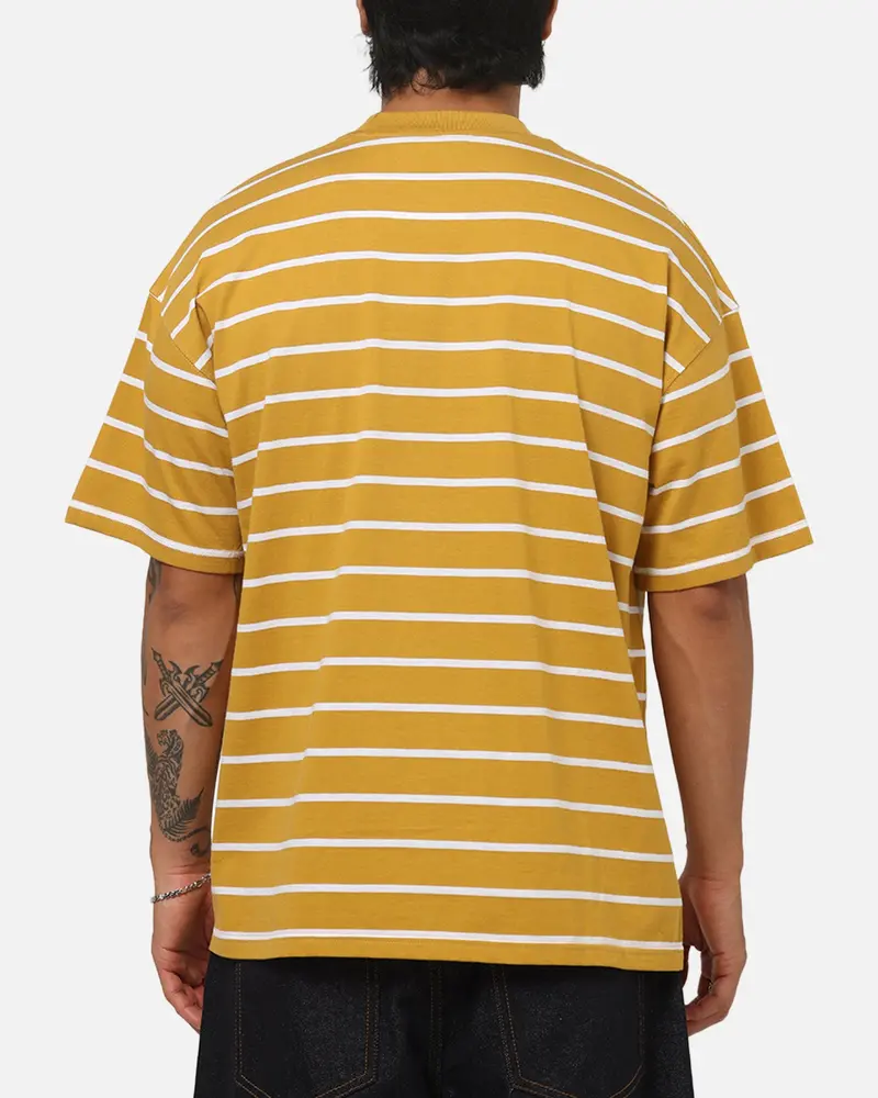 Carre Lineup T-Shirt Mustard Stripe 3