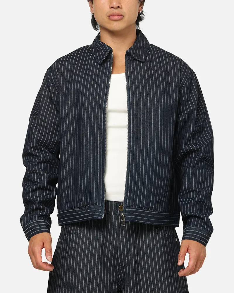 Carre Lockout Pinstripe Jacket Navy Pinstripe 1