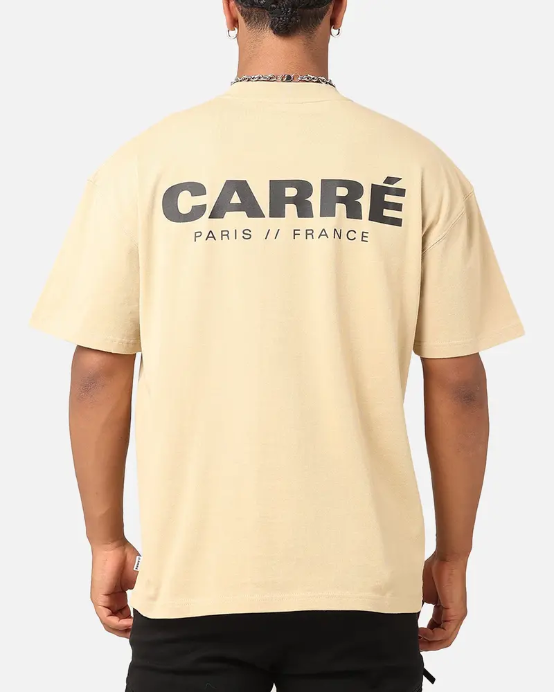 Carre Logo T-Shirt Stone 1