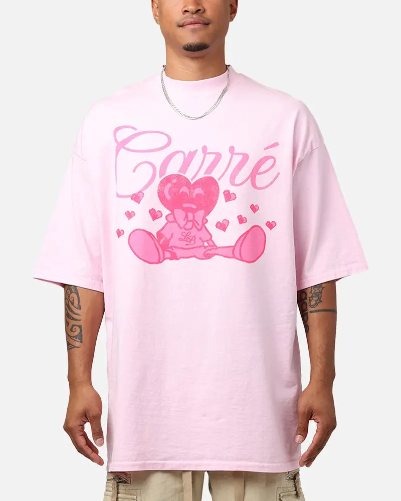 Carre Lover Boy Mock T-Shirt Pink 1