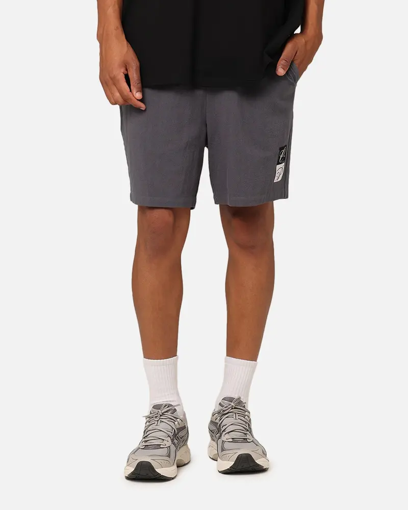 Carre Luxe Linen Shorts Grey 1
