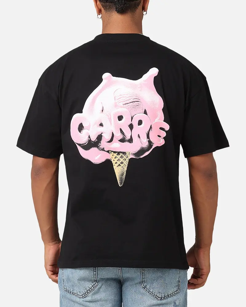 Carre Melted Drop T-Shirt Black 1