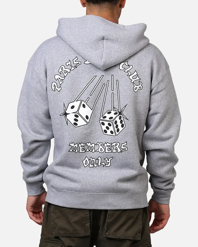 Carre Members Only Zip Hoodie Grey Marle 1