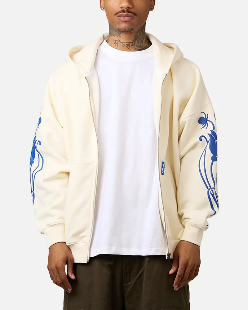 Carre Nouveau Full Zip Hoodie Off White 1