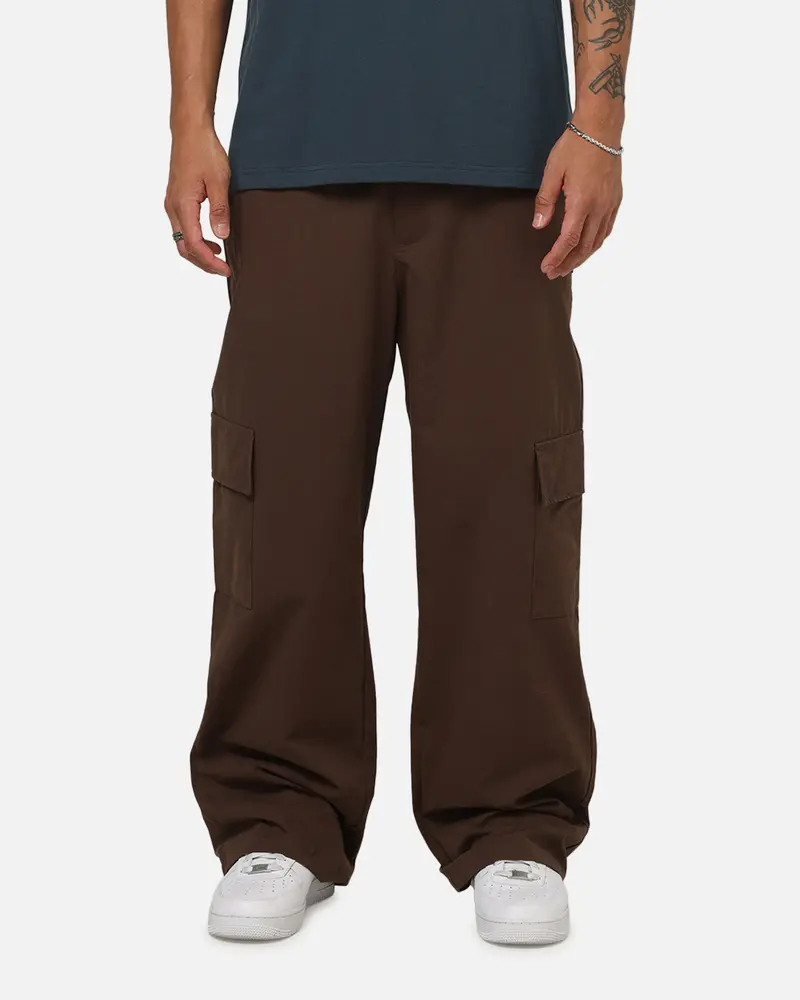 Carre Overhaul Cargo Pants Chocolate 1