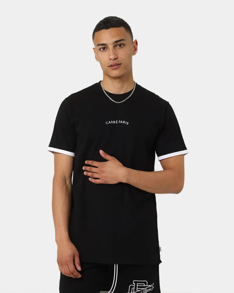 Carré Paris Ringer Og Droptail T-Shirt Black 1