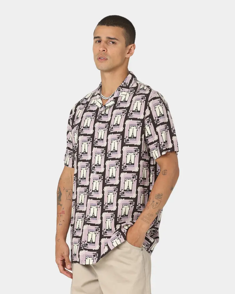 Carre Parisian Rugu Short Sleeve Button Up Shirt Multi-Coloured 1