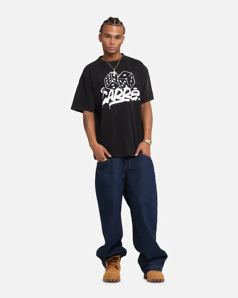 Carre Players Choice T-Shirt Black Acidwash 2