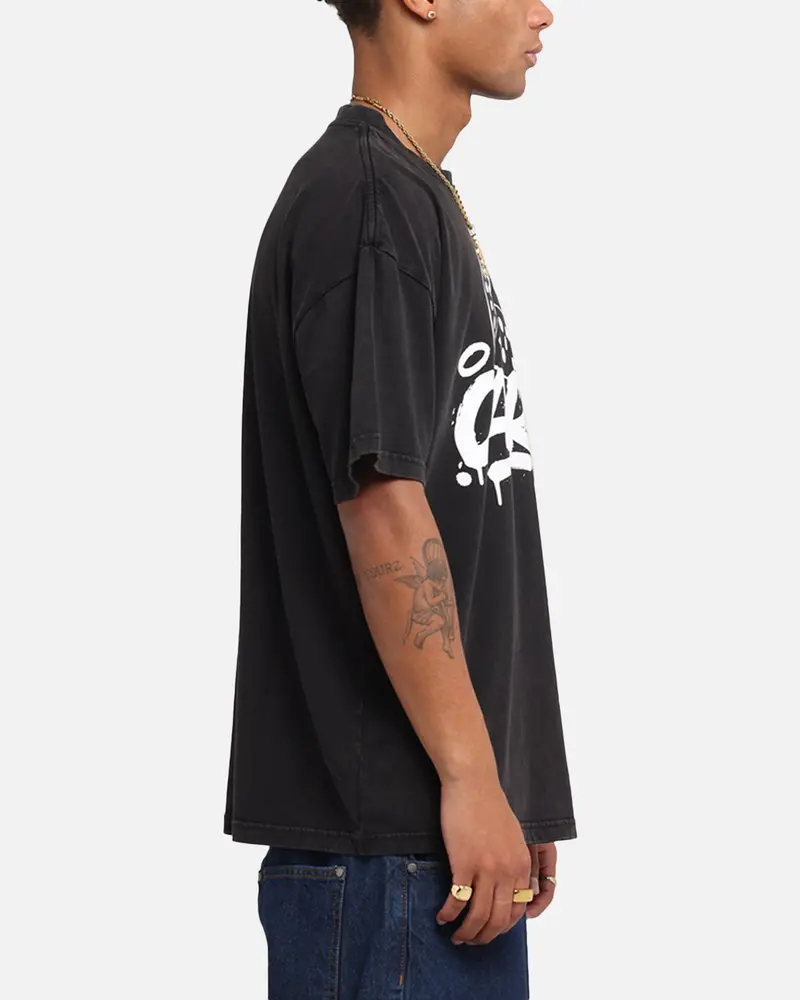 Carre Players Choice T-Shirt Black Acidwash 4