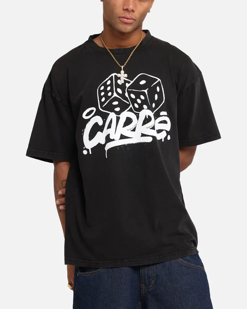 Carre Players Choice T-Shirt Black Acidwash 6