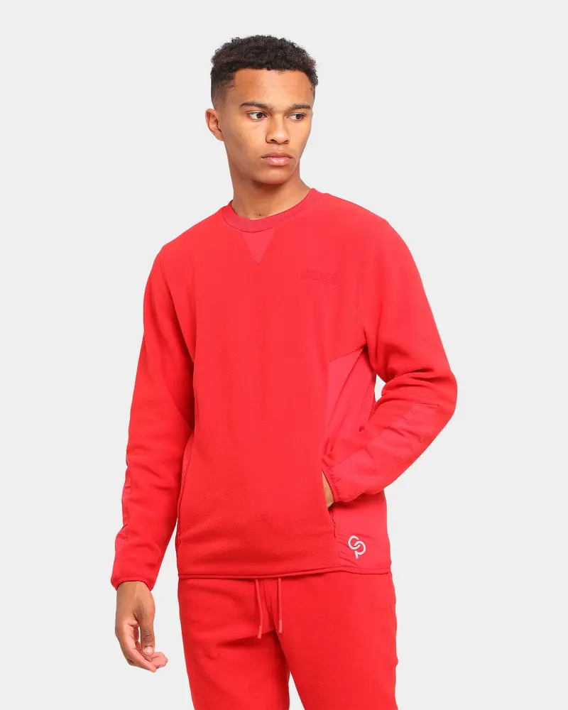 Carré Polaire Crewneck Red 1