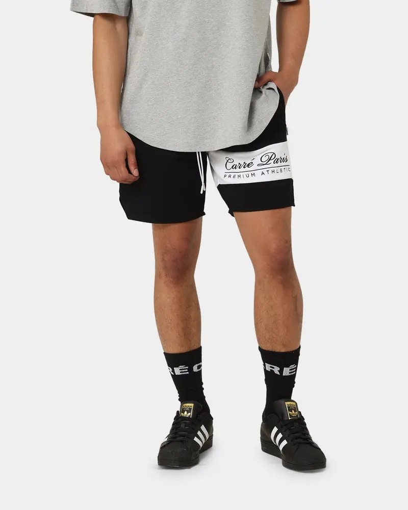 Carre Premium Athletic Sweat Shorts Black 1