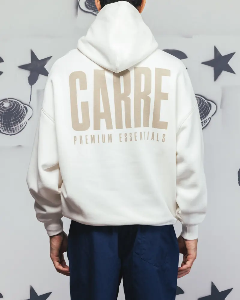 Carre Premium Essentials Hoodie Cream 1