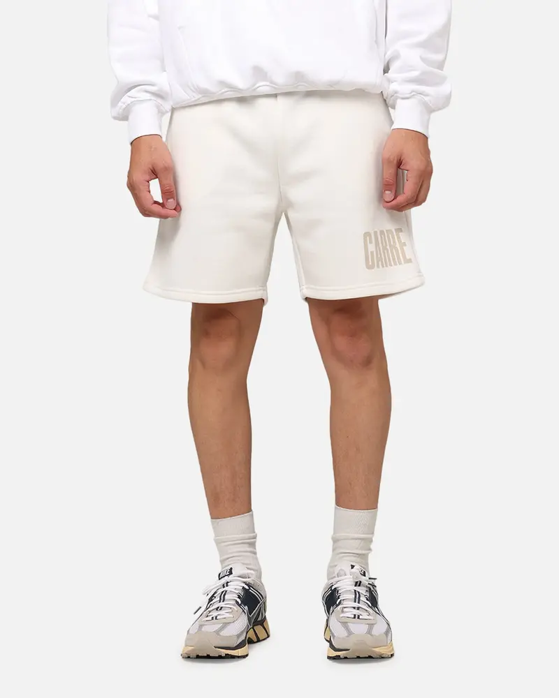 Carre Premium Essentials Sweat Shorts Cream 1