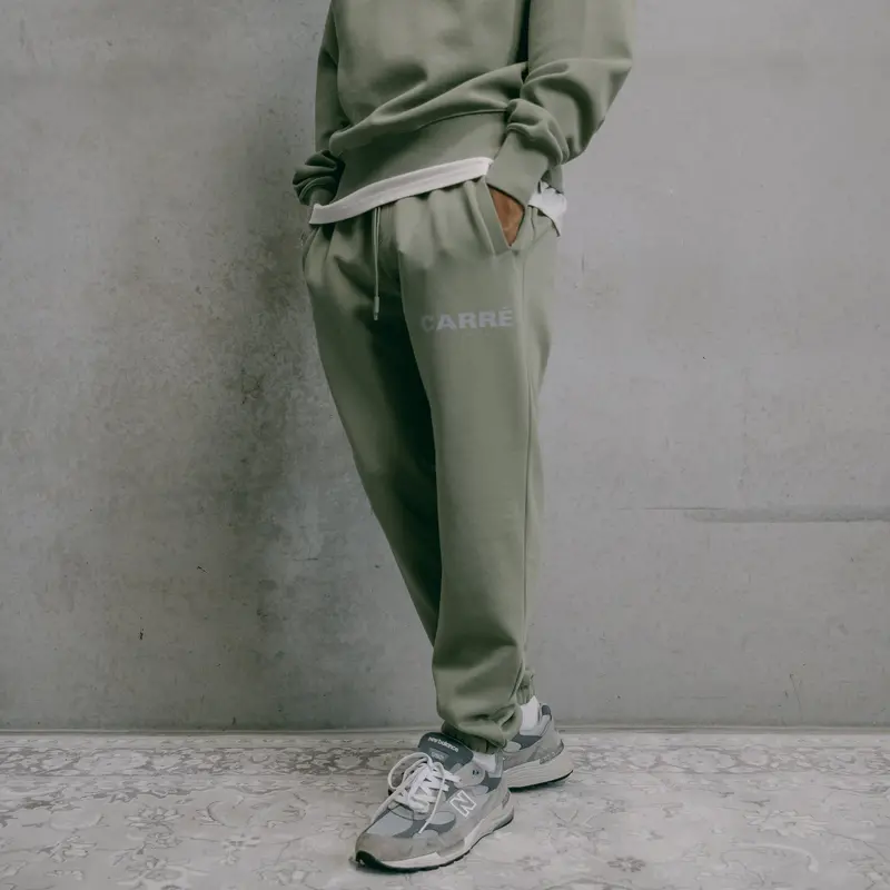 Carre Premium Motion Sweat Pants Army Green 1