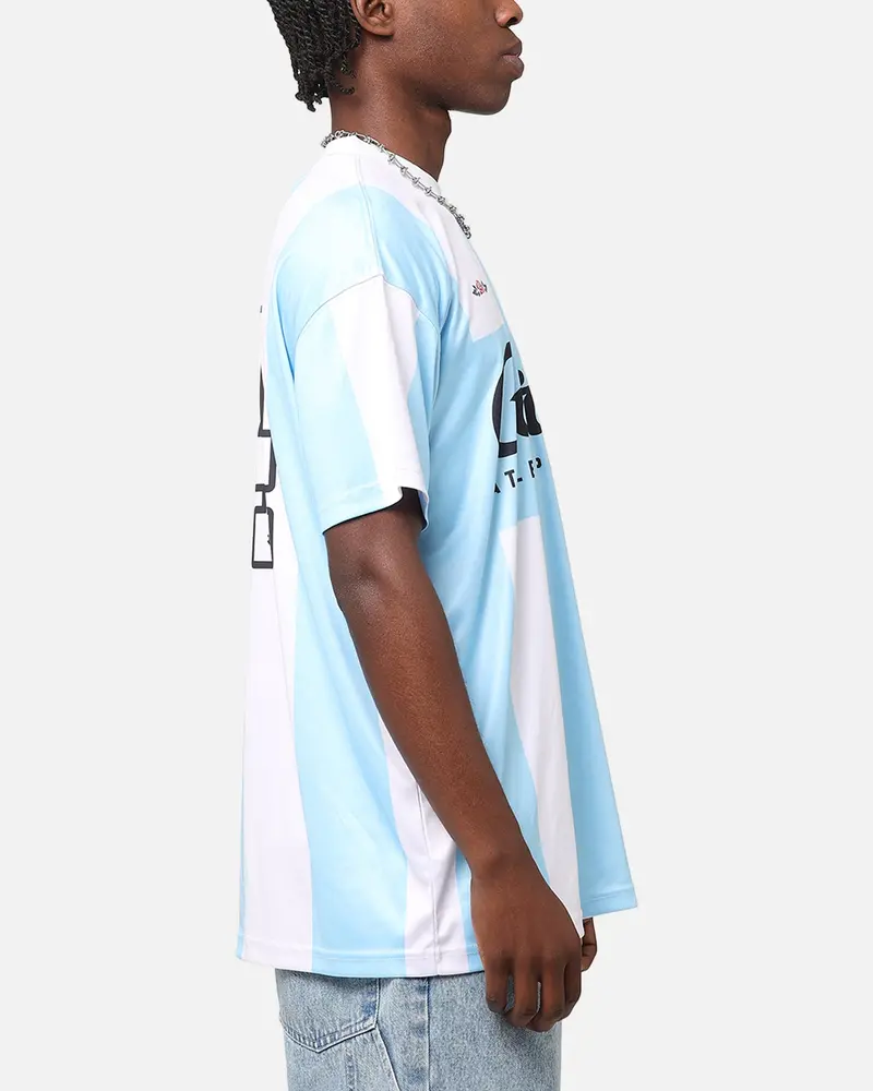 Carre Prestige Football T-Shirt Light Blue/White 5