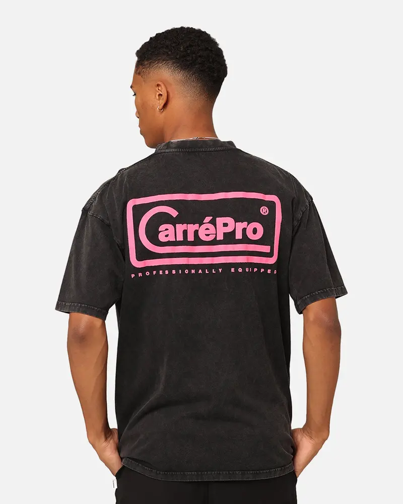 Carre Pro T-Shirt Black Acidwash 1