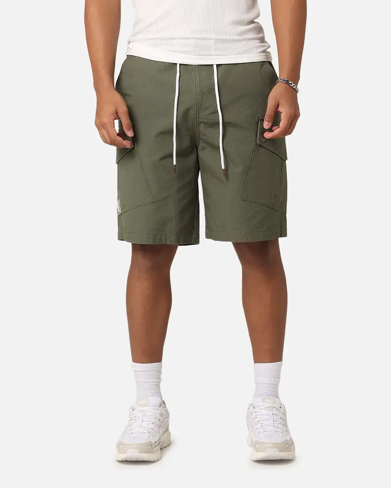 Carre Quality Cargo Shorts Green 1