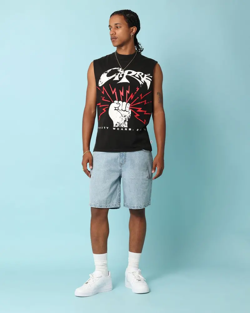 Carré Rev 13 Muscle T-Shirt Vintage Black 1