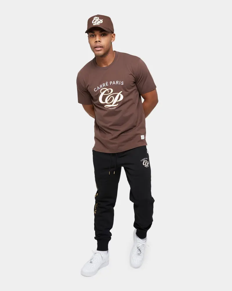 Carre Revolutionnaires Classic Short Sleeve T-Shirt Dark Brown 2