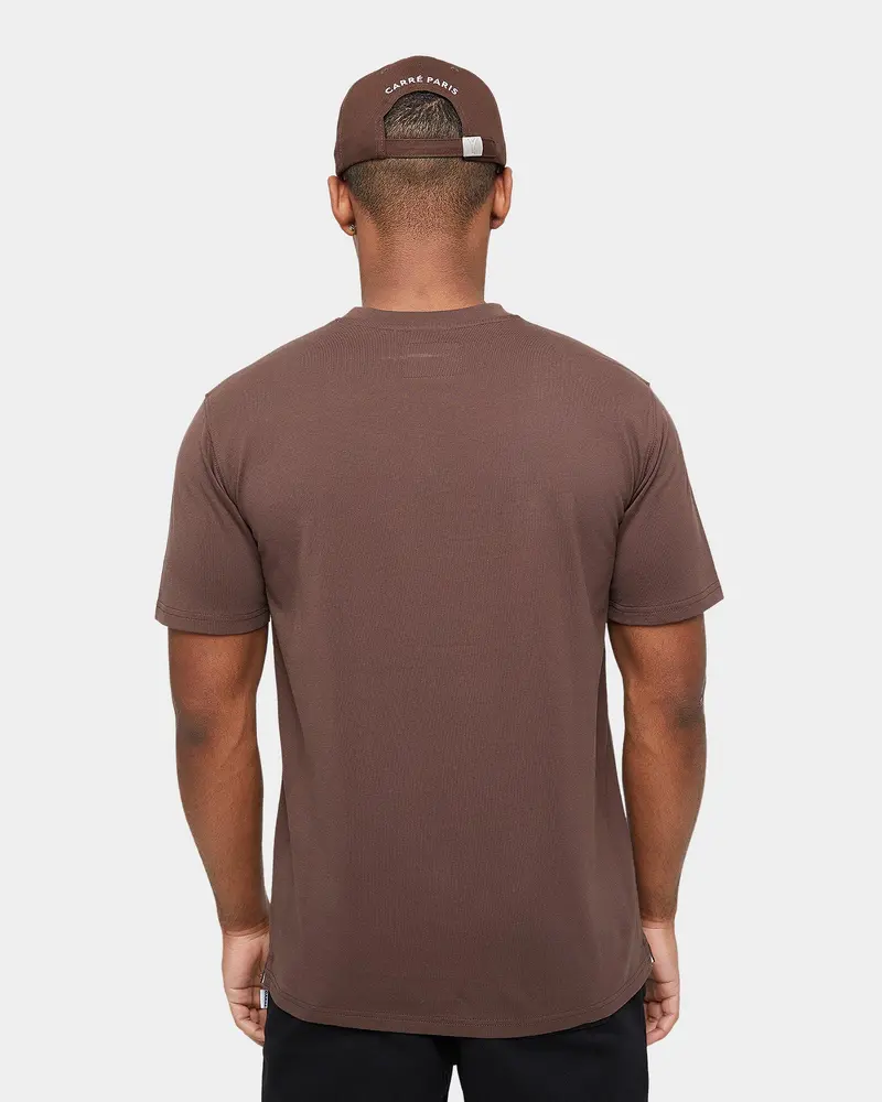 Carre Revolutionnaires Classic Short Sleeve T-Shirt Dark Brown 5
