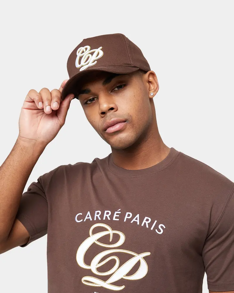 Carre Revolutionnaires Classic Short Sleeve T-Shirt Dark Brown 7