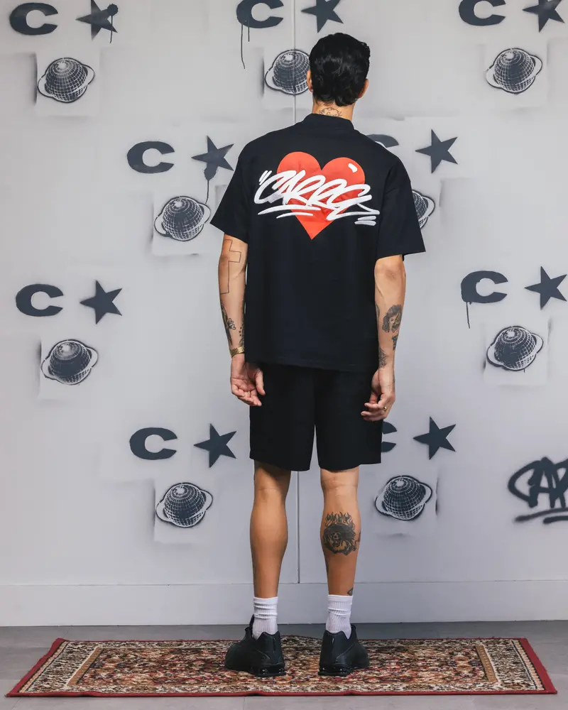 Carre Romance T-Shirt Black 3