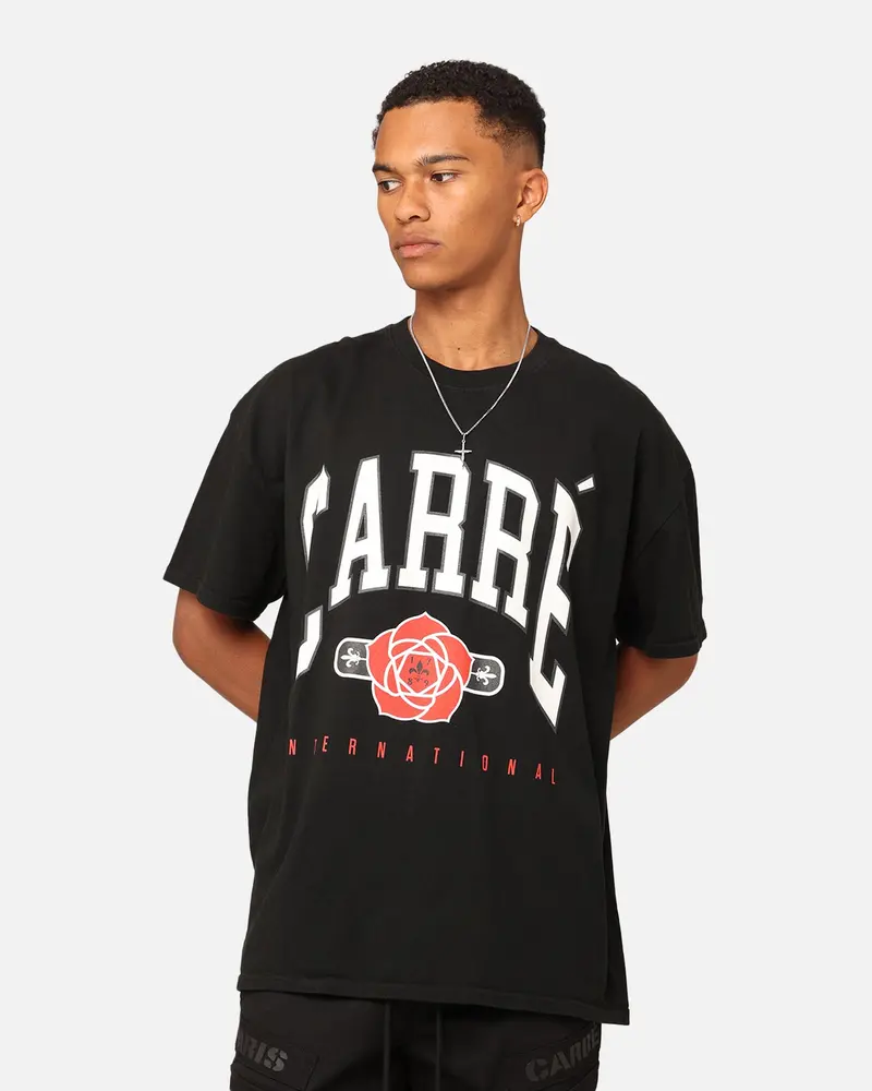 Carre Rose International Box T-Shirt Black 1